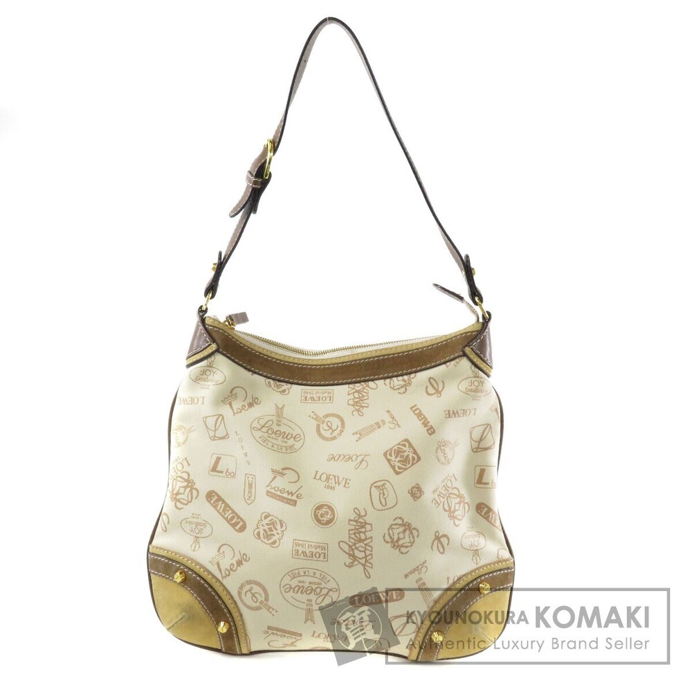 Loewe Annivery Logo Canvas Shoulder Bag
